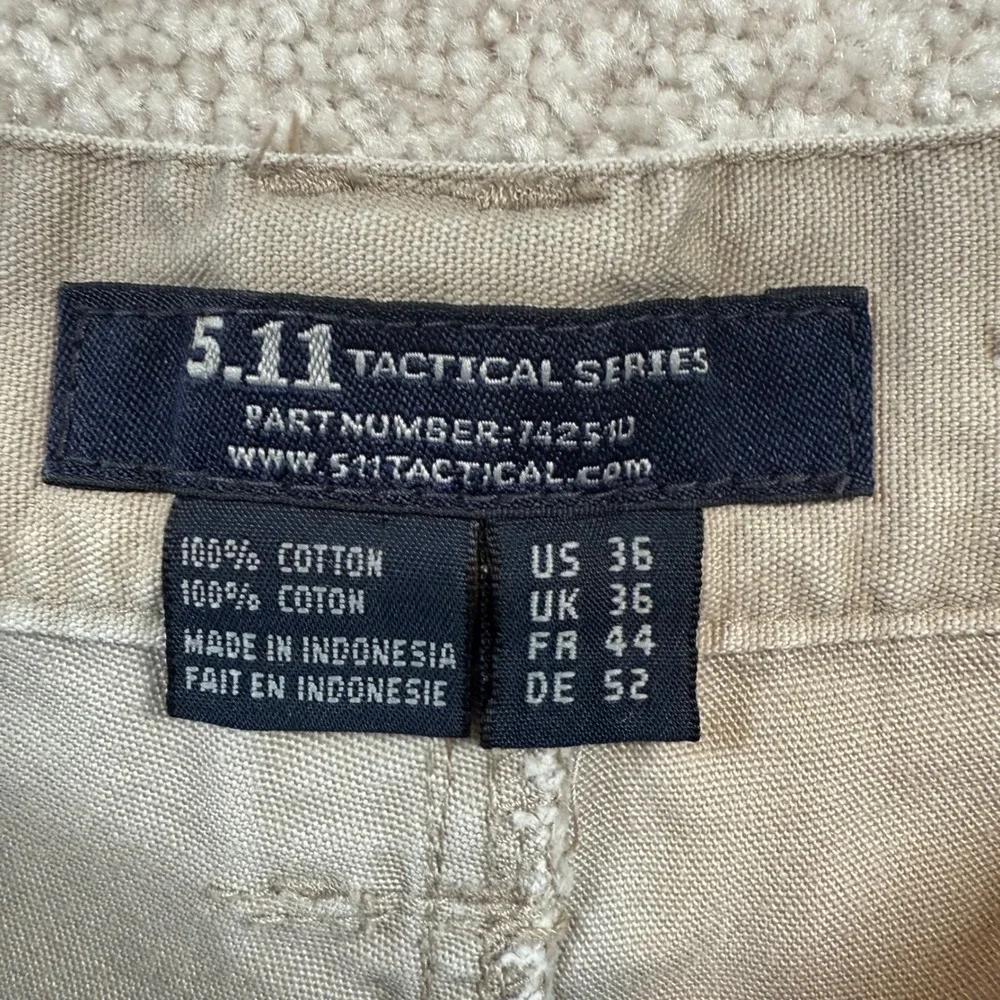 5.11‎ Tactical Series Men's Cargo Pants Khaki Cotton Size 36x30
